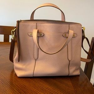 Clean Light pink crossbody FOSSIL purse